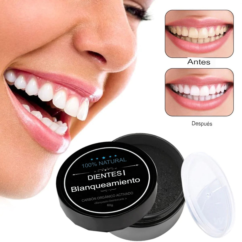 BLANQUEADOR DE DIENTES CARBON - ENVÍO GRATIS