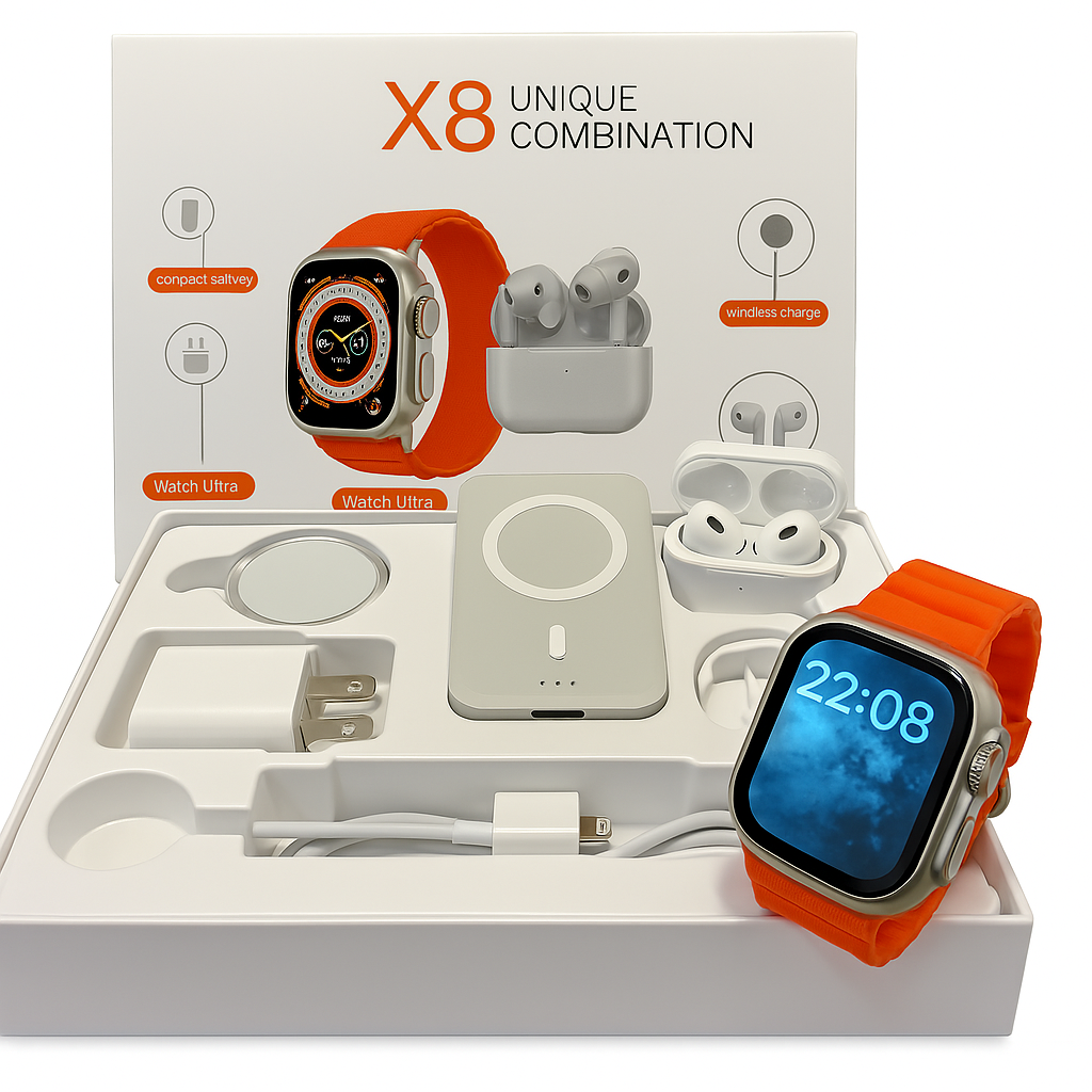 Combo Reloj Watch X8 Ultra